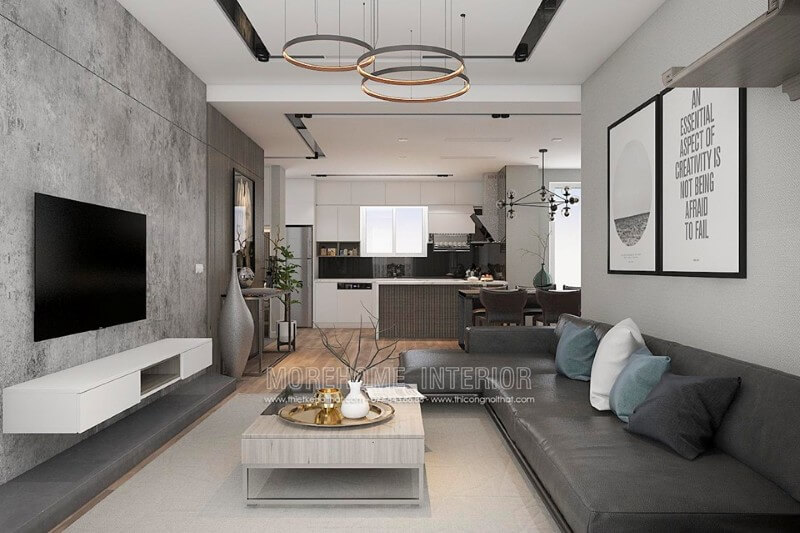 Trang trí nội thất phòng khách chung cư đầy ấn tượng Thiết kế phòng khách