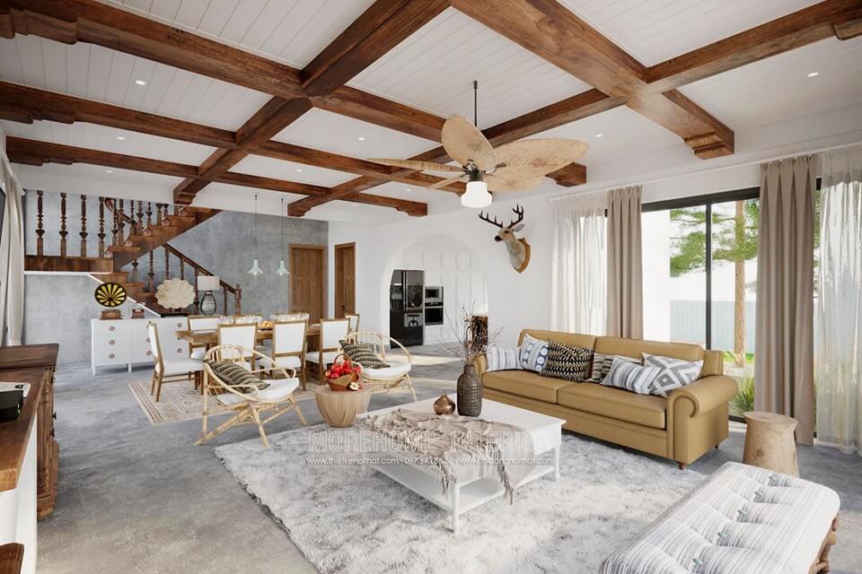 Nội thất phòng khách biệt thự rộng Mách bạn những mẫu thiết kế phòng khách biệt thự, nhà phố đẹp