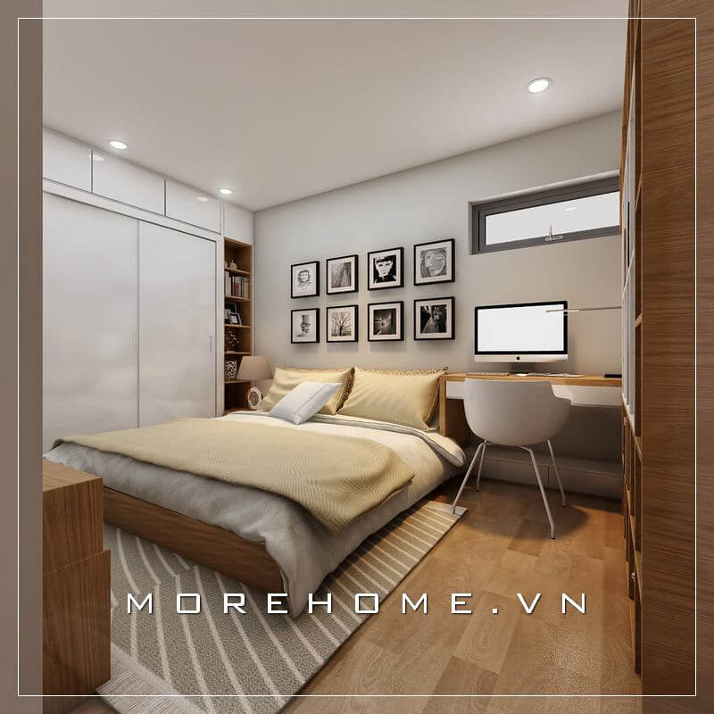 Giường ngủ chung cư gỗ công nghiệp Giường ngủ chung cư gỗ công nghiệp