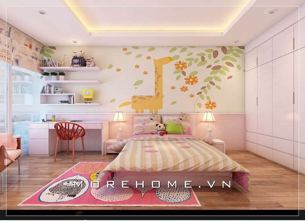 Giường ngủ chung cư gỗ công nghiệp Giường ngủ chung cư gỗ công nghiệp