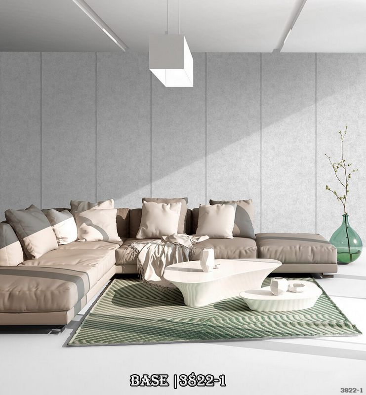 Một chút mộc mạc pha lẫn nét hiện đại trong không gian sử dụng giấy dán tường giả bê tông.