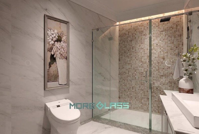 Thiết kế phòng tắm chung cư, nhà phố nhỏ đơn giản tinh tế là xu hướng được nhiều hộ gia đình ưa chuộng.