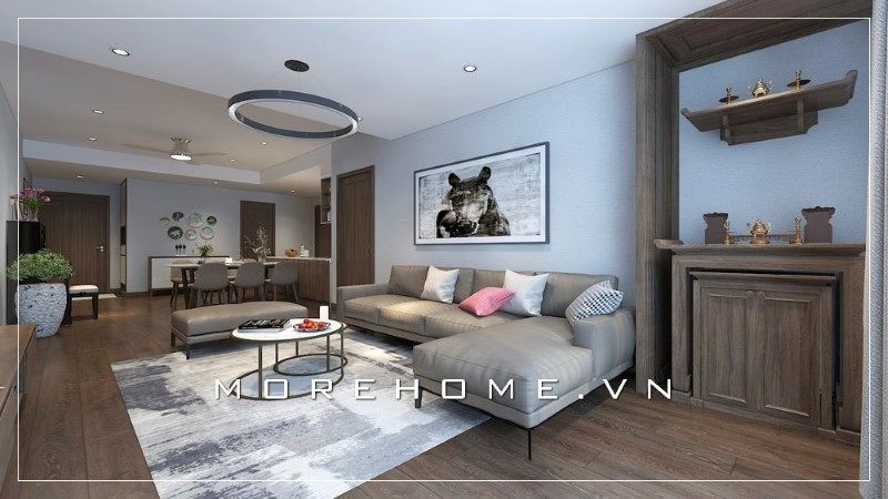 Bộ sofa êm ái là nơi các gia chủ dùng để tiếp khách, đọc sách và thư giãn